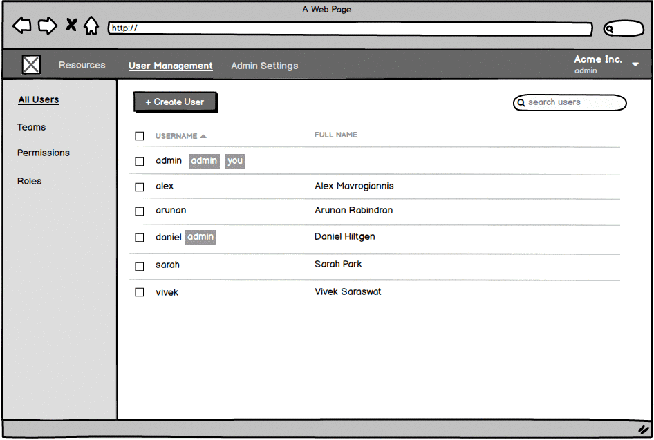 Docker - Interactive Prototypes example 1