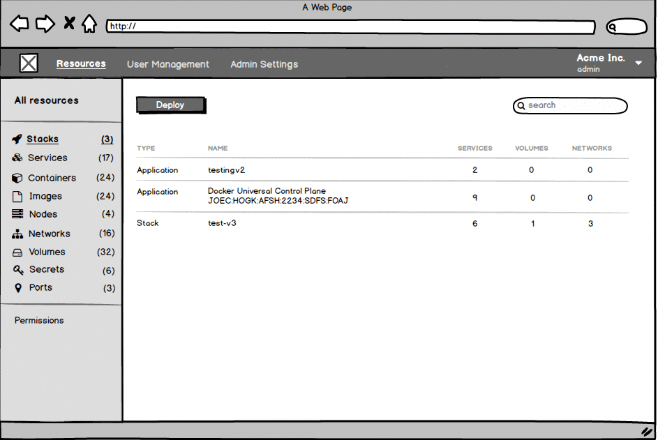 Docker - Interactive Prototypes example 3