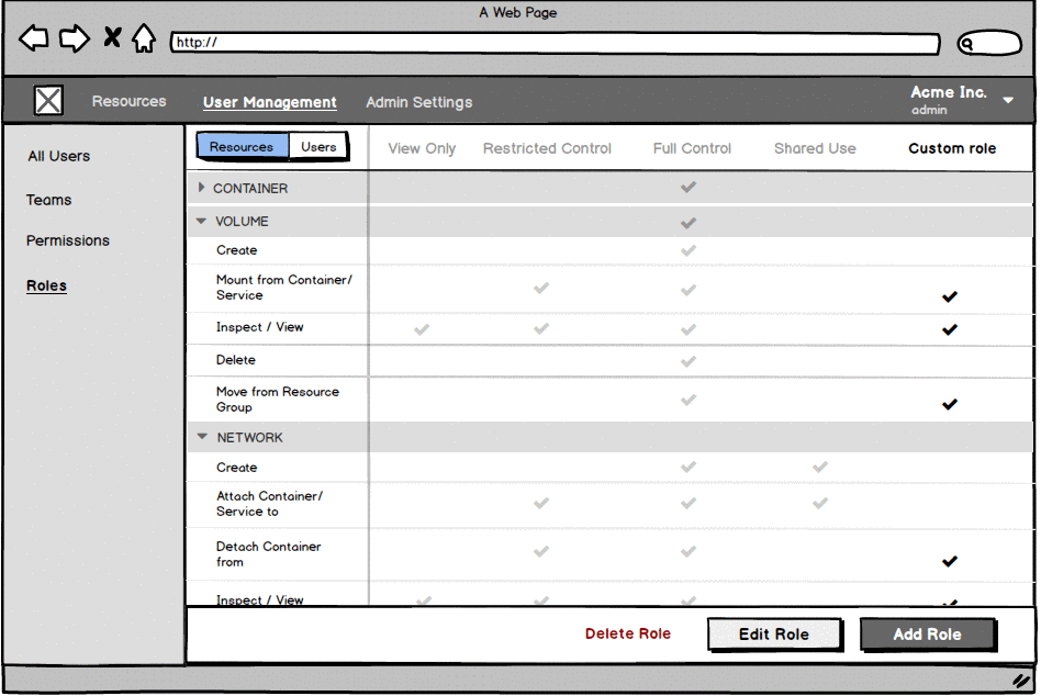 Docker - Interactive Prototypes example 4